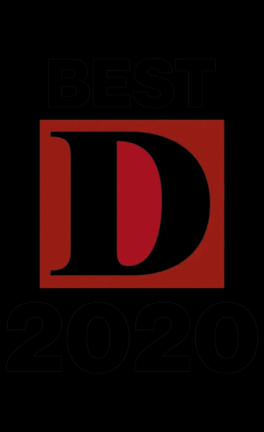 D Magazine Best 2020 award badge